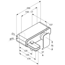 Смеситель для ванны Kludi E2 494450575
