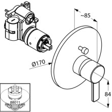 Смеситель для ванны Kludi Zenta 386570575
