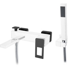 Смеситель для ванны Boheme Q 143-CRB Хром Черный