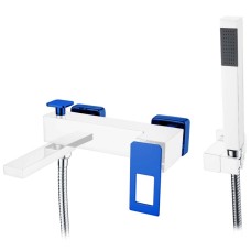 Смеситель для ванны Boheme Q 143-CRUV Хром Синий