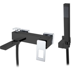 Смеситель для ванны Boheme Q 143-BCR Черный Хром