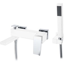 Смеситель для ванны Boheme Q 143-WCR.2 Белый Хром