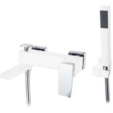 Смеситель для ванны Boheme Q 143-WCR.2 Белый Хром