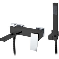 Смеситель для ванны Boheme Q 143-BCR.2 Черный Хром