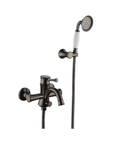 Смеситель для ванны Lemark Peretto LM6302RB Черный кофе