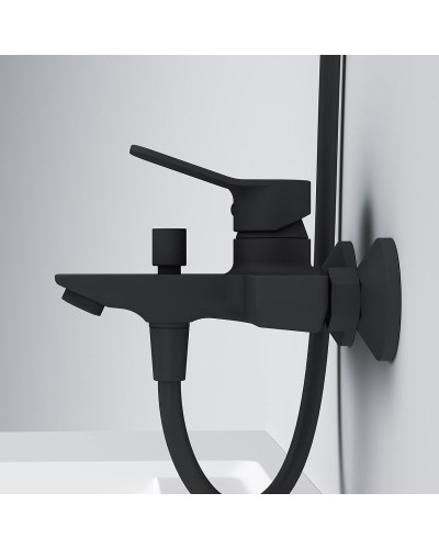 Смеситель для ванны AM.PM X-Joy F85A10022 Черный матовый