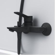 Смеситель для ванны AM.PM X-Joy F85A10022 Черный матовый