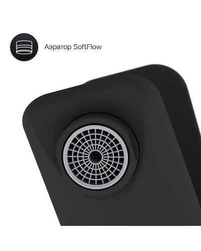 Смеситель для ванны AM.PM X-Joy F85A10022 Черный матовый