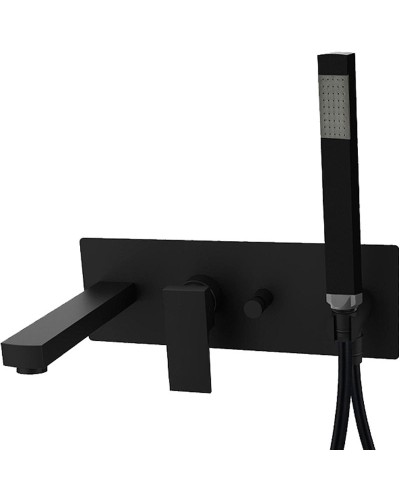 Смеситель для ванны Paffoni Elle EL001NO Черный матовый