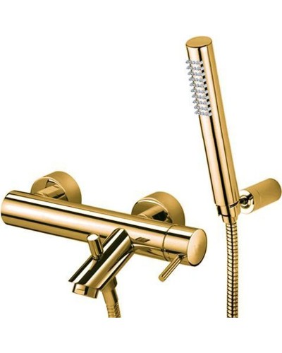 Смеситель для ванны Paffoni Light LIG023HG Золото