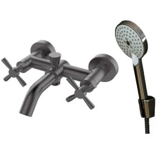 Смеситель для ванны Orange Mia M34-300gr Графит