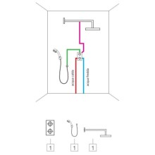 Смеситель для ванны Bossini Cube/3 Z004202.030