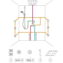 Термостат для ванны Bossini Cube Z004207.030