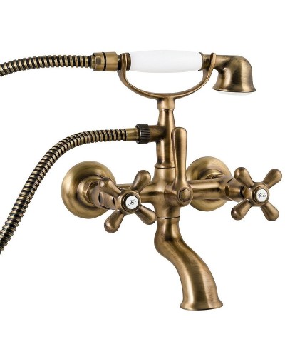 Смеситель для ванны Paini Liberty 17F3105KM Старая бронза