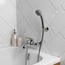 Смеситель для ванны Paini Smile 39CR105KM Хром