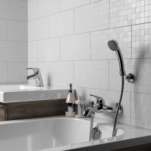 Смеситель для ванны Paini Smile 39CR105KM Хром