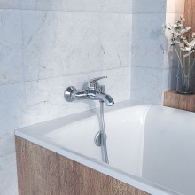 Смеситель для ванны Paini Smile 39CR111CAKM Хром