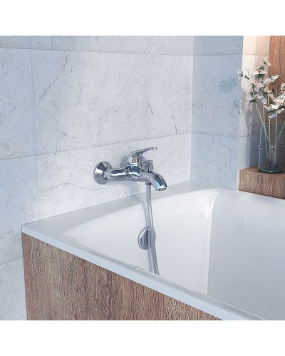 Смеситель для ванны Paini Smile 39CR111CAKM Хром