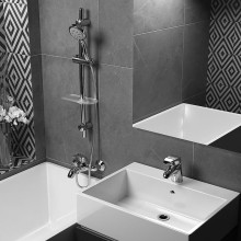 Смеситель для ванны Paini Smile 39CR111CAKM Хром