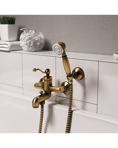 Смеситель для ванны Paini Duomo 88F3105KM Старая бронза