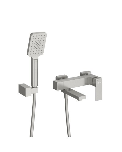 Смеситель для ванны и душа в комплекте с ручным душем, шлангом и держателем CEZARES SLIDER-VD-IN