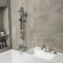 Смеситель для ванны Paini Unika 59CR111LMKM Хром