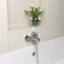 Смеситель для ванны Paini Unika 59CR111LMKM Хром