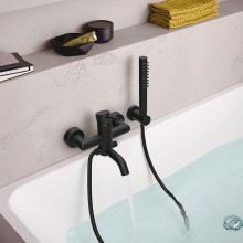 Смеситель для ванны Paini Cox 78PZ100 Черный матовый