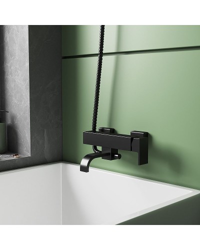 Смеситель для ванны Paini Dax-R 84PZ100R Черный матовый