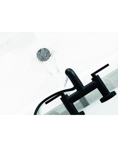 Смеситель для ванны Kludi Nova Fonte Puristic 205403915 Черный матовый