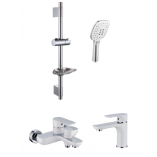 Набор для ванны 3 в 1 RIMERO RM6007WC (Белый/хром)