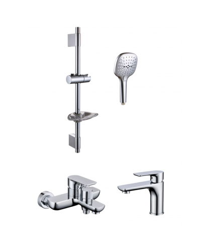 Набор для ванны 3 в 1 RIMERO RM6007CR (Хром)