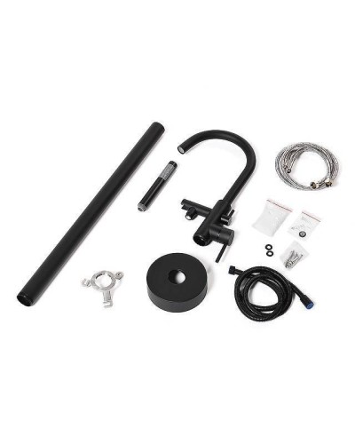 Смеситель для ванны Orange Steel M99-336b Черный матовый