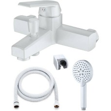 Смеситель для ванны Orange OneLife P02-300w Белый матовый