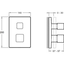 Термостат для ванны Jacob Delafon Modulo E98733-CP