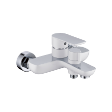 Смеситель для ванны с ручным душем RIMERO RM3070WC (Белый/Хром)