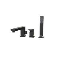 Смеситель на борт ванны RIMERO RM0808BL (Черный матовый)