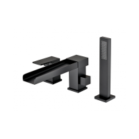 Смеситель на борт ванны RIMERO RM0808-3BL (Черный матовый)