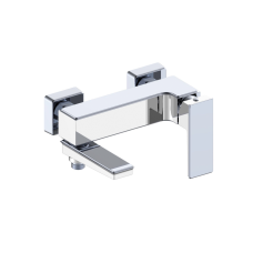 Смеситель для ванны с ручным душем RIMERO RM3017WC (Белый/Хром)