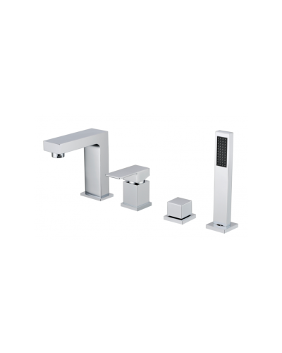 Смеситель на борт ванны RIMERO RM0808-4CR (Хром)