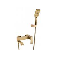 Смеситель для ванны с ручным душем RIMERO RM3207MG (Матовое золото)