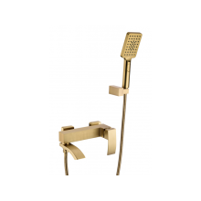 Смеситель для ванны с ручным душем RIMERO RM3207MG (Матовое золото)