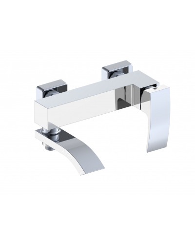 Смеситель для ванны с ручным душем RIMERO RM3207WC (Белый/Хром)