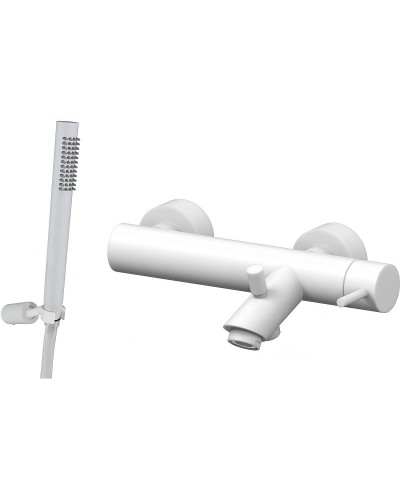 Смеситель для ванны Paffoni Light LIG023BO Белый