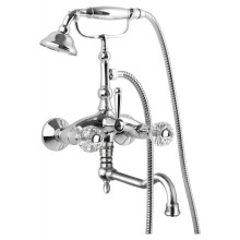 Смеситель для ванны с повортным изливом и ручным душем CEZARES ATLANTIS-VDF2-01-Sw/M