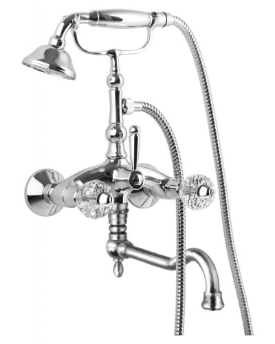 Смеситель для ванны с повортным изливом и ручным душем CEZARES ATLANTIS-VDF2-01-Sw/M