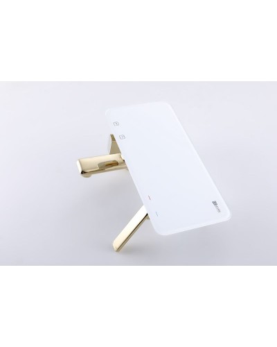 Смеситель для ванны Lemark Mista LM6414WG Золото Белый