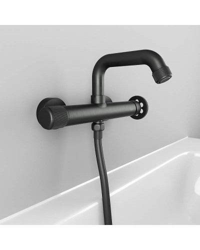 Смеситель для ванны Iddis Grange GRAGMR2i02 Графит матовый