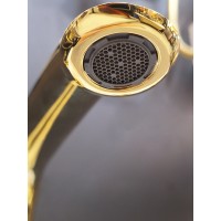 Смеситель на борт ванны с душем AltroBagno Beatrice 020103 Or