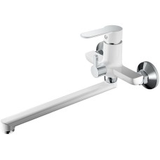 Смеситель для ванны Haiba HB22557-8 универсальный Белый Хром